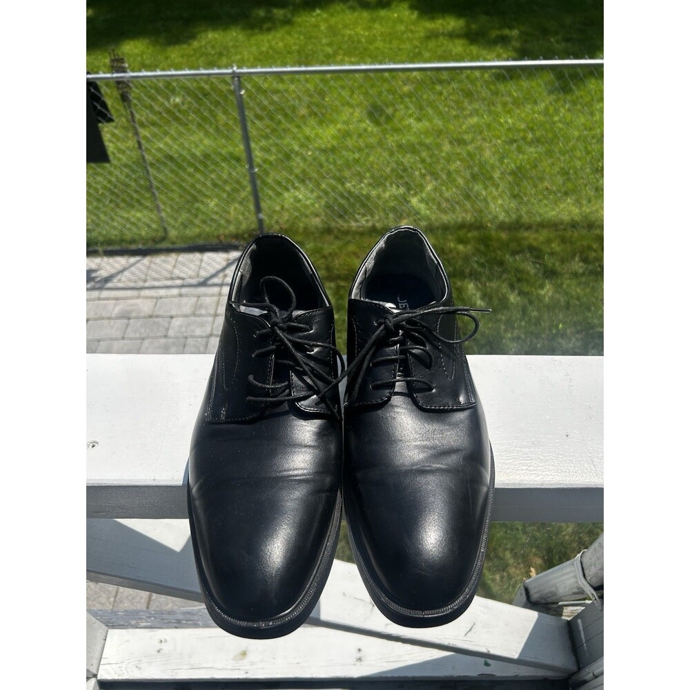 Deer Stags Metro Men’s Size 13W Black Dress Shoes Lace Up Oxford